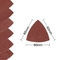 пусковая площадка диска бумаги песка инструмента алюминиевой окиси треугольника 80mm красная Multi для автомобильной слезая краски