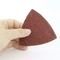 пусковая площадка диска бумаги песка инструмента алюминиевой окиси треугольника 80mm красная Multi для автомобильной слезая краски
