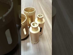 Набор сверл M14 с припаянными наконечниками, пластиковый футляр