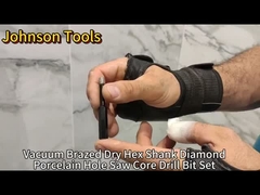 Хватит откалывать плитку! Секрет ИДЕАЛЬНЫХ отверстий (Набор сухих алмазных сверл)