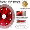 4-дюймовый турбо сверхтонкий керамический сухой режущий диск фарфоровая плитка камень бриллиантовая лезвие