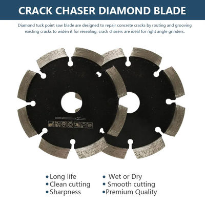 4-1/2" Tuck Point Crack Chaser Grout Repair Diamond Saw Blade для зеленого бетона, каменного кладки, кирпича, резки камня