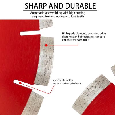 Бетон диаманта высокой точности увидел лезвия для бетона калибруя 180мм