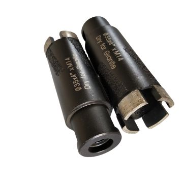 Биты пустотелого сверла диаманта СГС ОД 35мм сухие с прутковыми твердыми припоями для гранита