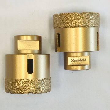 вакуум 4pcs M14 50mm паял откалывать бурового наконечника алмазных резцов минимальный