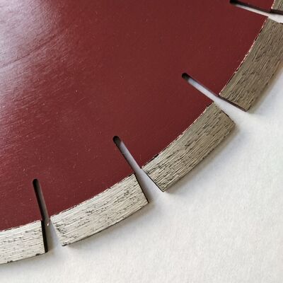 лезвие 350мм сваренное лазером с молчаливым ядром для трудных увольнянных кирпичей глины