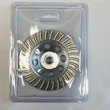 Легкое турбо-шлифовальное полотно для бетона 100-180 мм с алюминиевым сердечником