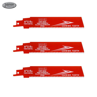 6-дюймовый биметаллический OEM с переменным лезвием пилы промышленный для металла литого железа сплав стали Sawzall Blade Carbide