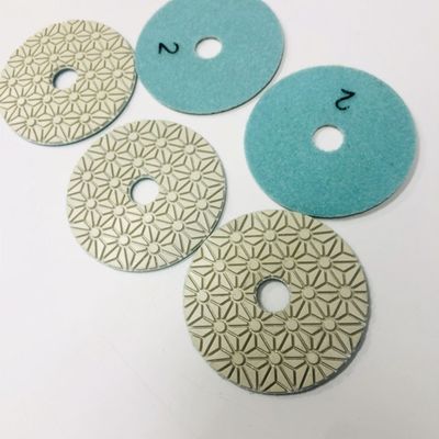 100mm 3 пусковой площадки диаманта шага полируя для гранита