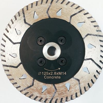 горячая пресса 5inch спекла лезвие диаманта Ridgid Turbo для конкретный молоть