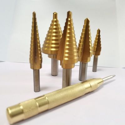 MultiStep покрытые титаном буровые наконечники HSS вала наговора HSS4241 6Pcs ржавеют сопротивление